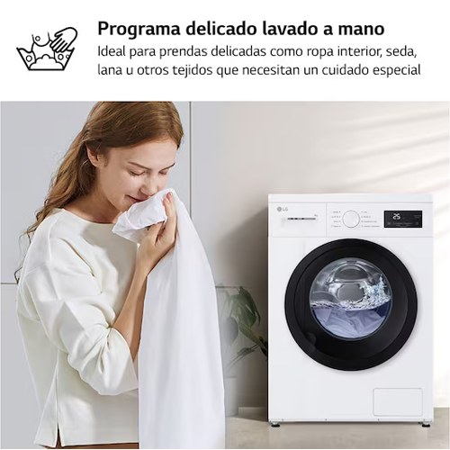 LAVADORA LG F4A10S8NWK VAPOR 8KG 1400RPM A