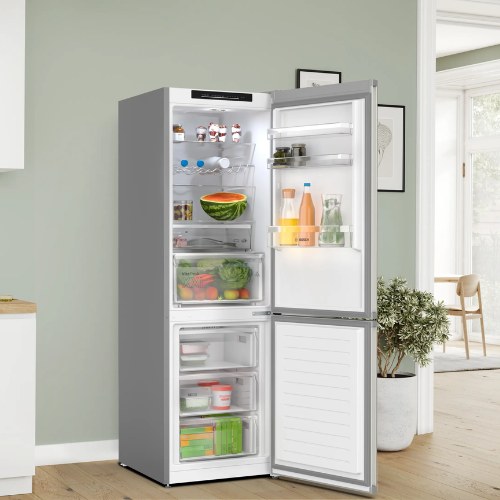 FRIGORIFICO BOSCH KGN362ICF COMBI ACERO 186CM C