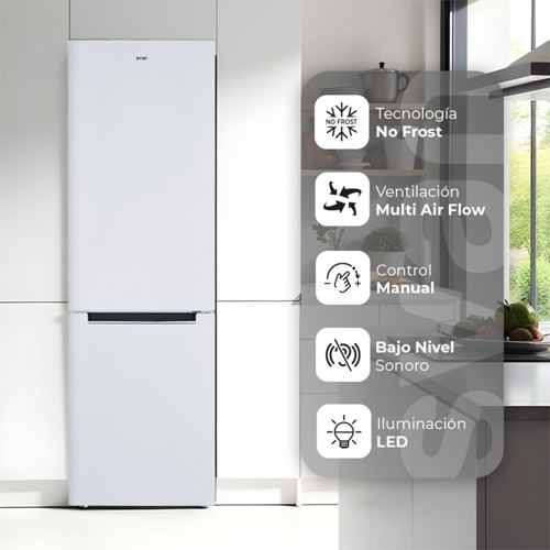FRIGORIFICO SVAN SC185602ENF COMBI NF BL 186CM E