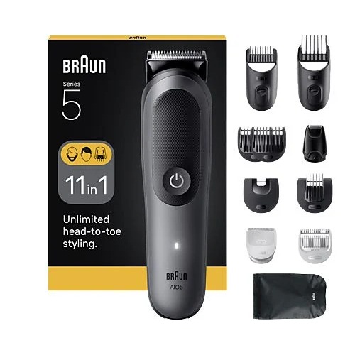 RECORTADOR BRAUN MGK AIO5560 11EN1 GRIS