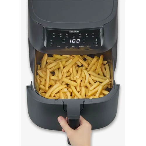 FREIDORA SEVERIN 2462 AIRFRYER CALIENTE 7L NEG