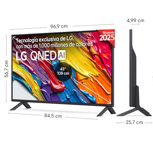 QNED LG 43QNED82A6B SMART TV 4K