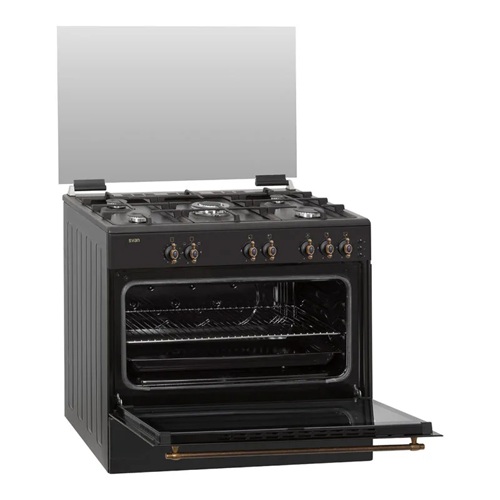 COCINA SVAN SKGW5900RN GAS 90CM RUSTICO NEG
