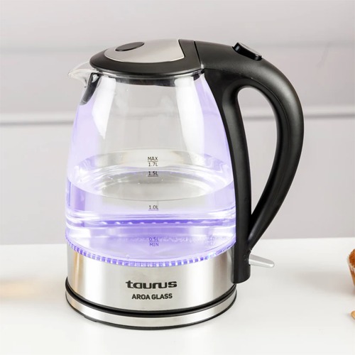 HERVIDOR TAURUS KE2203C AROA GLASS 1.7L 958573000