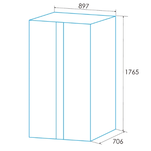 FRIGORIFICO EDESA ESS1833NFEX SBS 177C D 924271324