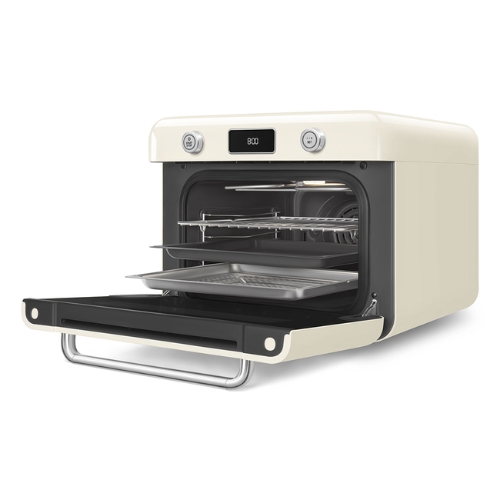 HORNO SMEG COF01CREU SOBEMESA CREMA BRILLANT VAPOR
