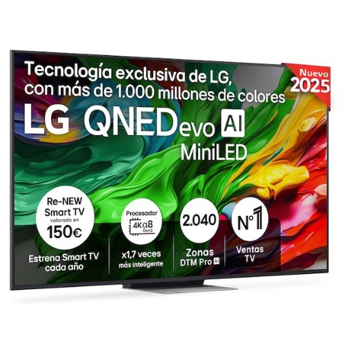 QNED LG 75QNED87A6B SMART TV MINILED 4K