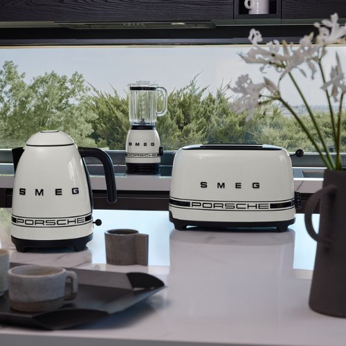 TOSTADOR SMEG TSF01PCWEU PORSCHE BLANCA 2REB