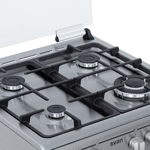COCINA SVAN SKMW4601X MIXTA GAS BUT INOX 4ZNAS A