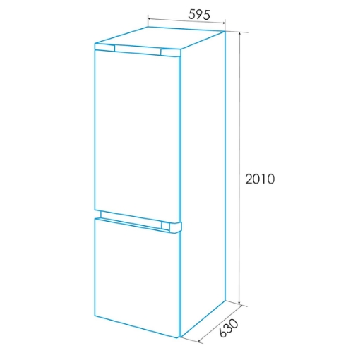 FRIGORIFICO EDESA EFC2036NFEX COMBI 2MT 924271364