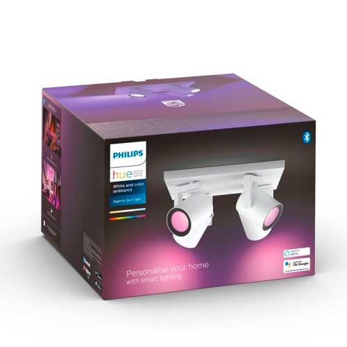 FOCO PHILIPS HUE ARGENTA 4X5,7W BLANC 915005762201