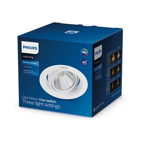 FOCO EMPOT PHILIPS POMERON DIM 070 5W 27K