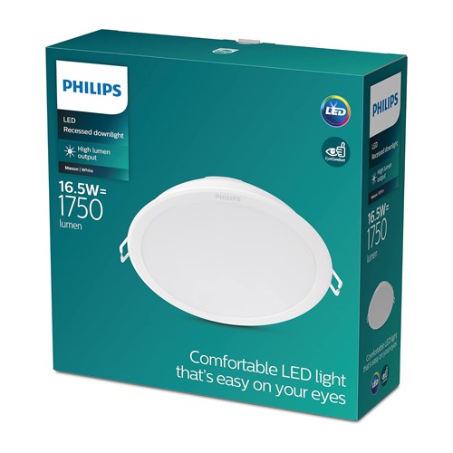 DOWNLIGHT PHILIPS MESON 150MM 16,5W 65K WH