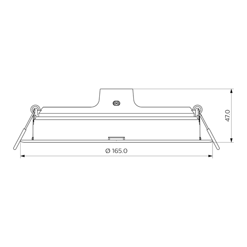 DOWNLIGHT PHILIPS MESON 150MM 16,5W 65K WH