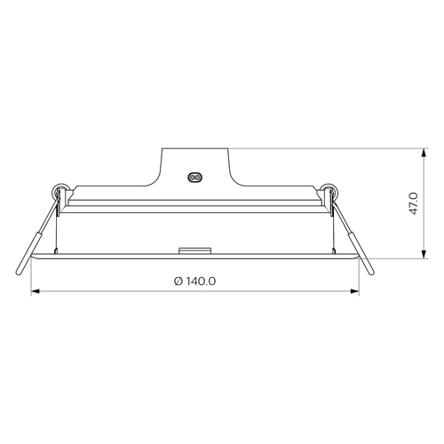 DOWNLIGHT PHILIPS MESON 150 16,5W 30K WH