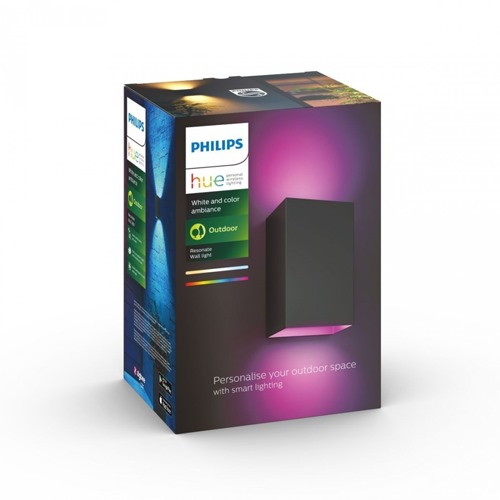 APLIQUE PHILIPS HUE RESONATE WACA 2X8W NEGRO