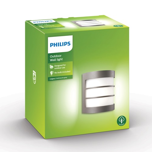 APLIQUE PHILIPS CALGARY 1X60W ANTRACIT 1747993PN