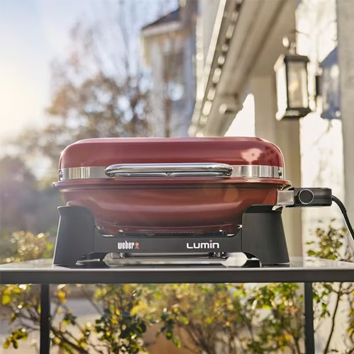 BARBACOA ELEC WEBER LUMIN 1000 COMPACT RED