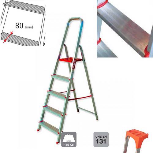 ESCALERA DOMESTICA GAYNER T-DOM-5X1 5-PELD 74-165