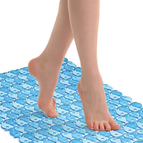 ALFOMBRA TATAY BAÑO 97X36 AZUL 55100