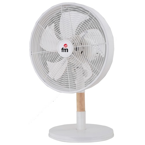 VENTILADOR MESA FM BLANC/MADER 30CM 35W