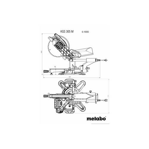 INGLETADORA METABO KGS305 M 619305000