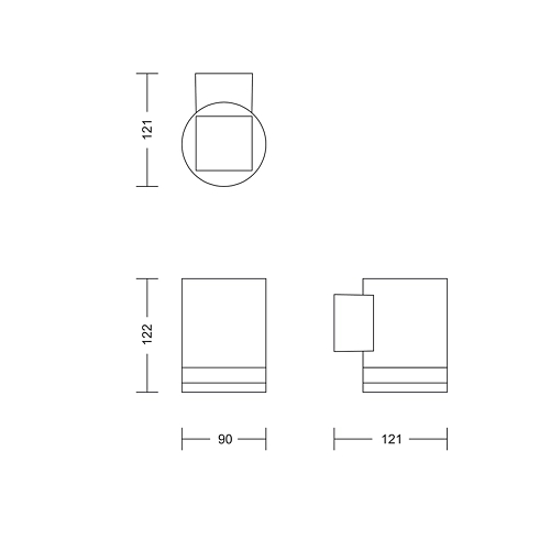 APLIQUE PHILIPS FYCE SR WA 1,5W 27K BL 06