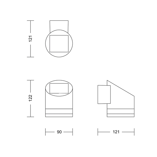 APLIQUE PHILIPS FYVE SR WA 1,5W 27K BL 06