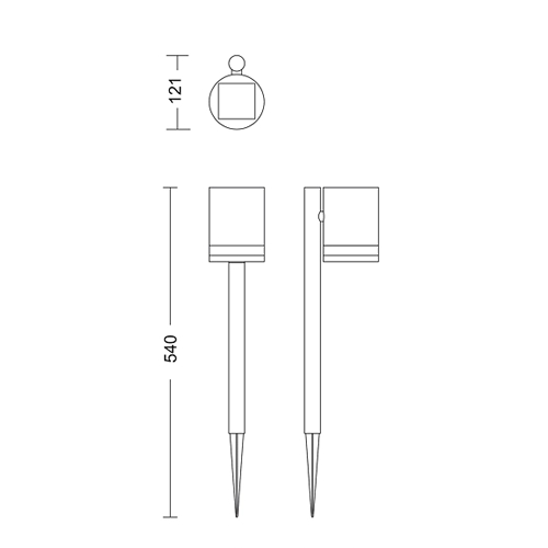 APLIQUE PHILIPS VYNCE SR PD SQ 1,5W 27K BL 06