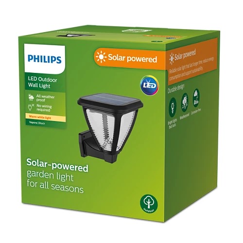 APLIQUE SOLAR PHILIPS VAPORA SR WA 1,5W 27K BL 06