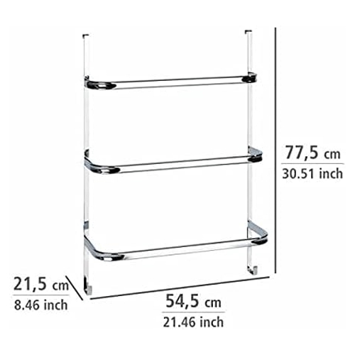 TOALLERO PUERTA WENKO 24025 IRIPINA CROMO