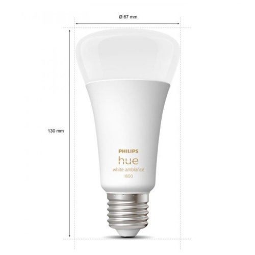 BOMBILLA PHILIPS HUEWA A67 13W E27 929002471901