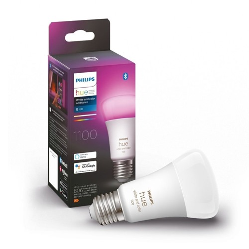 BOMBILLA PHILIPS HUEWCA A60 9W E27 929002468801