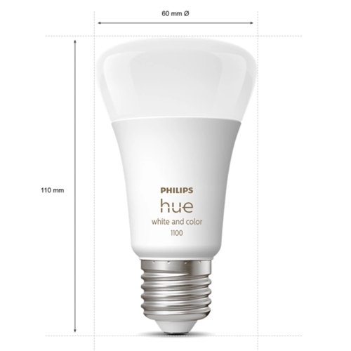 BOMBILLA PHILIPS HUEWCA A60 9W E27 2P 929002468805