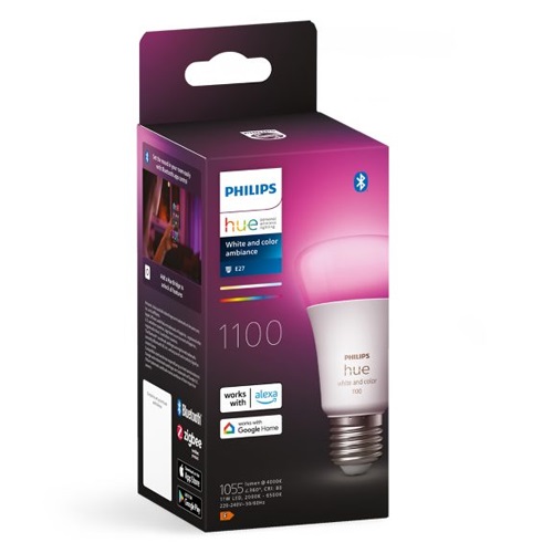 BOMBILLA PHILIPS HUEWCA A60 9W E27 2P 929002468805