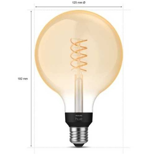 BOMBILLA PHILIPS HUEWA FIL 7W G125 E27