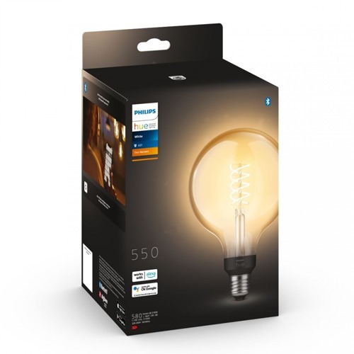 BOMBILLA PHILIPS HUEWA FIL 7W G125 E27