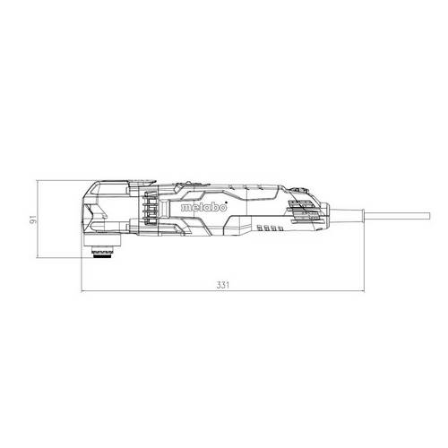 MULTI HERRAM METABO MT 400 QUICK 400W 601406500