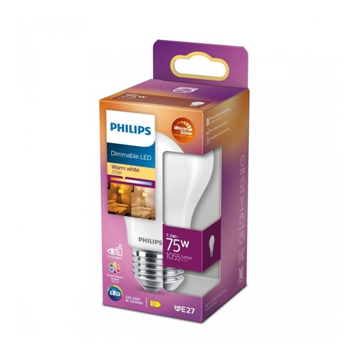 BOMBILLA LED PHILIPS CLASSIC 75W A60 E27 FR