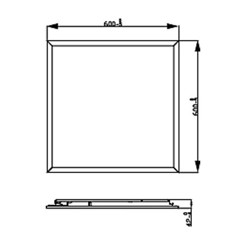 PLAFON PHILIPS TOUCH CL560 SS SQ 36W 40K BLANC