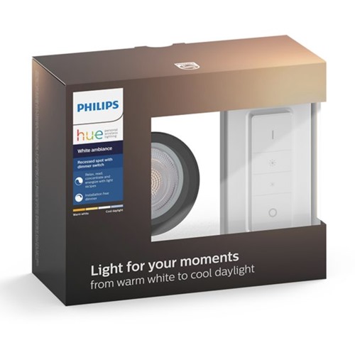 FOCO PHILIPS HUE MILLISKIN S 1X5W ALUMINIUM