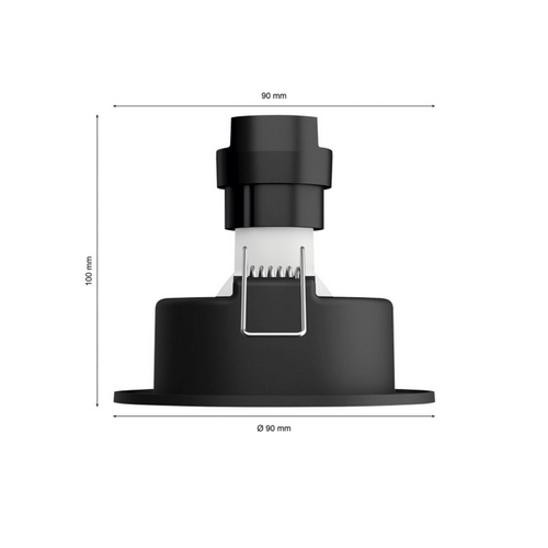 FOCO PHILIPS HUE CENTURA 1X5,7W NEGRO