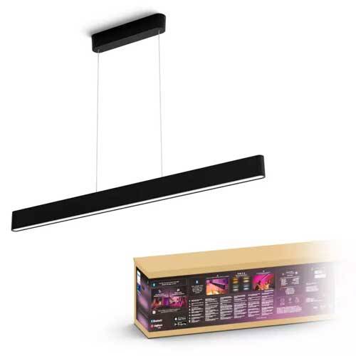 COLGANTE PHILIPS HUE ENSIS 2X39W NEGRO