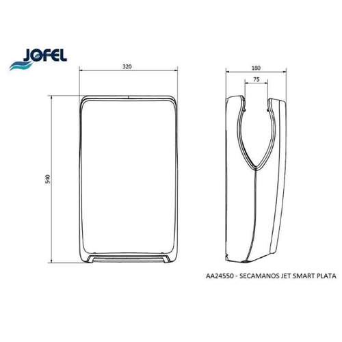 SECAMANOS JOFEL AA24550 JET SMART PLATA