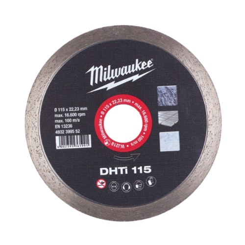 DISCO DIAMANTE MILWAUKEE CONTINUO DHTI 115MM
