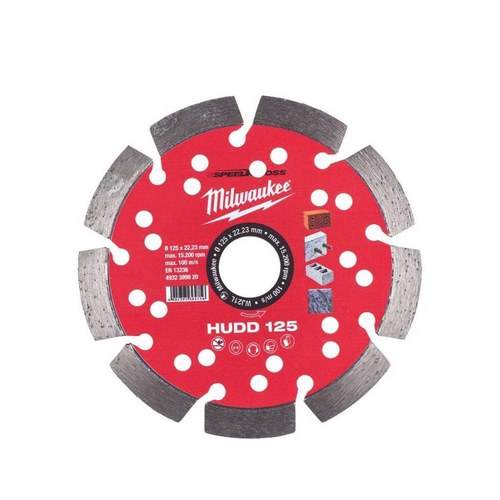 DISCO DIAMANTE MILWAUKEE 125MM SC MAT DUROS HUDD