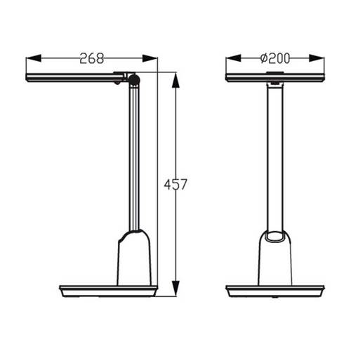 LAMPARA MESA PHILIPS EINSTEIN DSK602 RD 15W