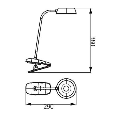 LAMPARA MESA PHILIPS DSK201 PT 3W 40K P USB 02