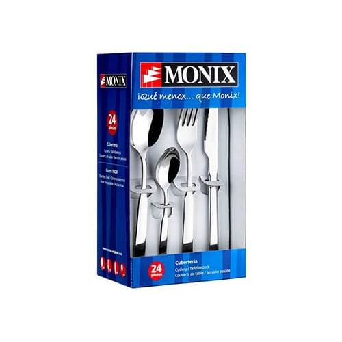 CUBERTERIA MONIX MILAN 24P INOX M114971