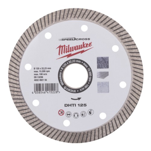 DISCO DIAMANTE MILWAUKEE SPEEDCROS S DHTI 125MM